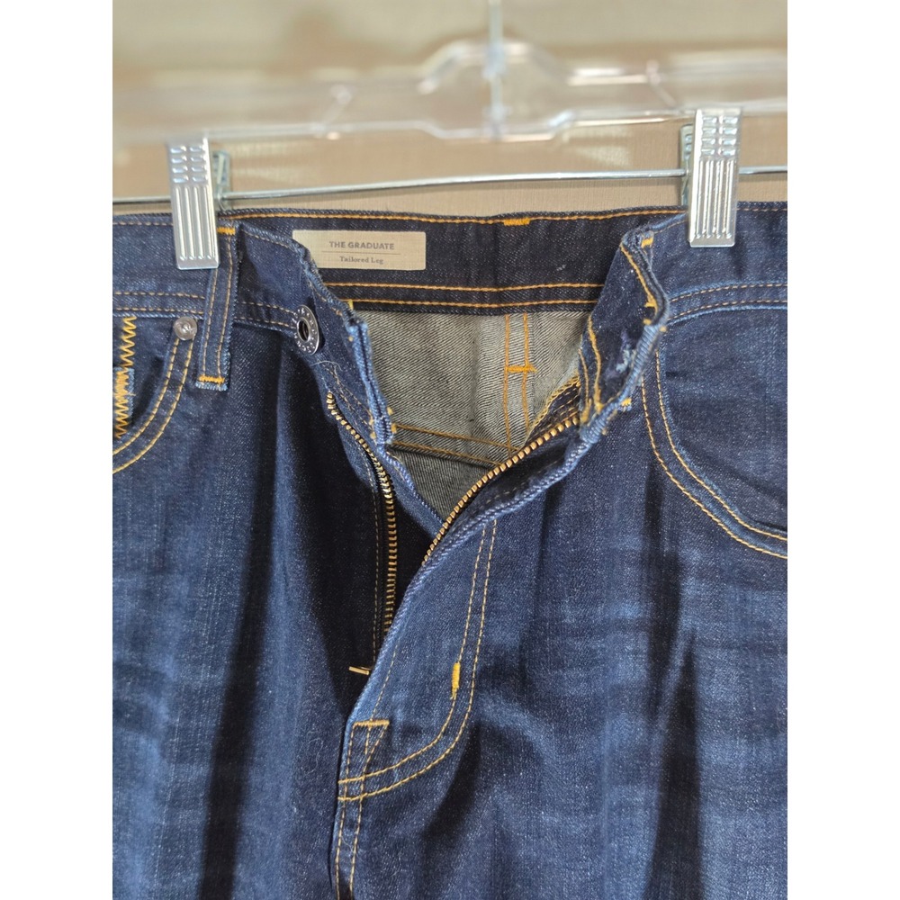 AG Adriano Goldschmied The Graduate Tailored Leg Dark Wash Jeans Mens 34 1174ALL - Picture 2 of 8